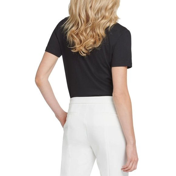 DKNY Flat Front Straight Leg Career Pants - Ivory - Size 8 NWT - Picture 4 of 5
